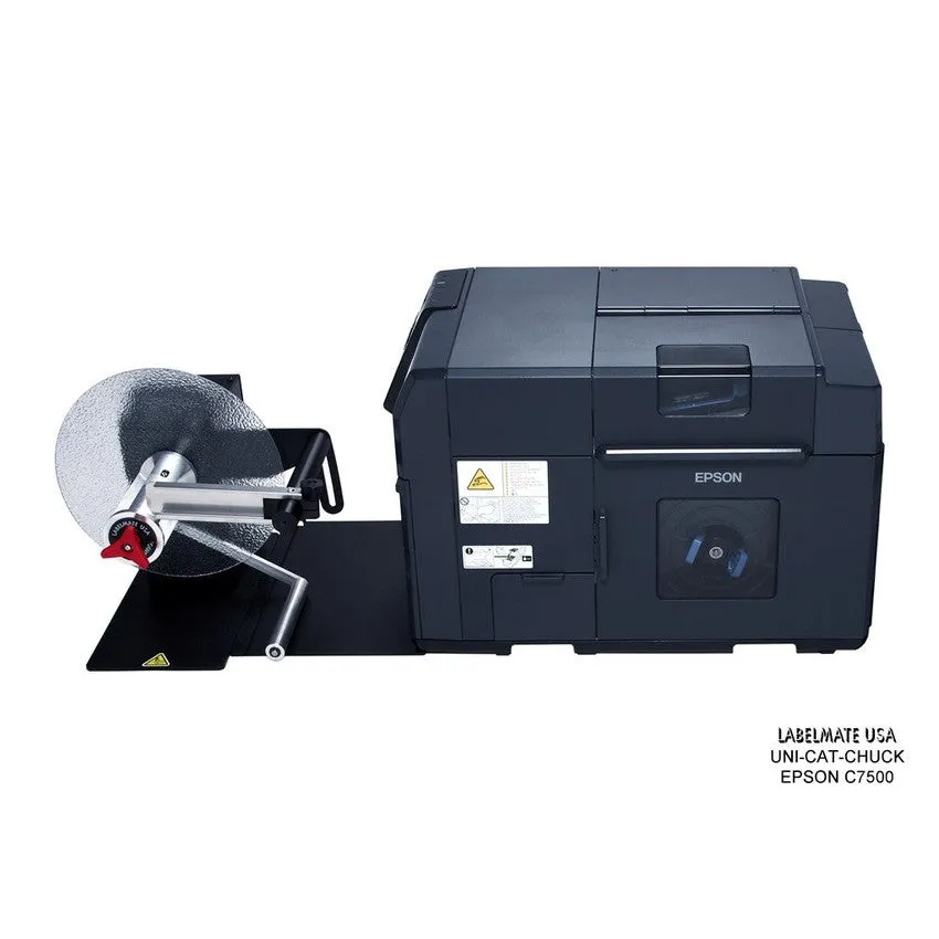 Labelmate Rewinder Alignment Plate for use together with the Epson C7500 EP-7500-RW