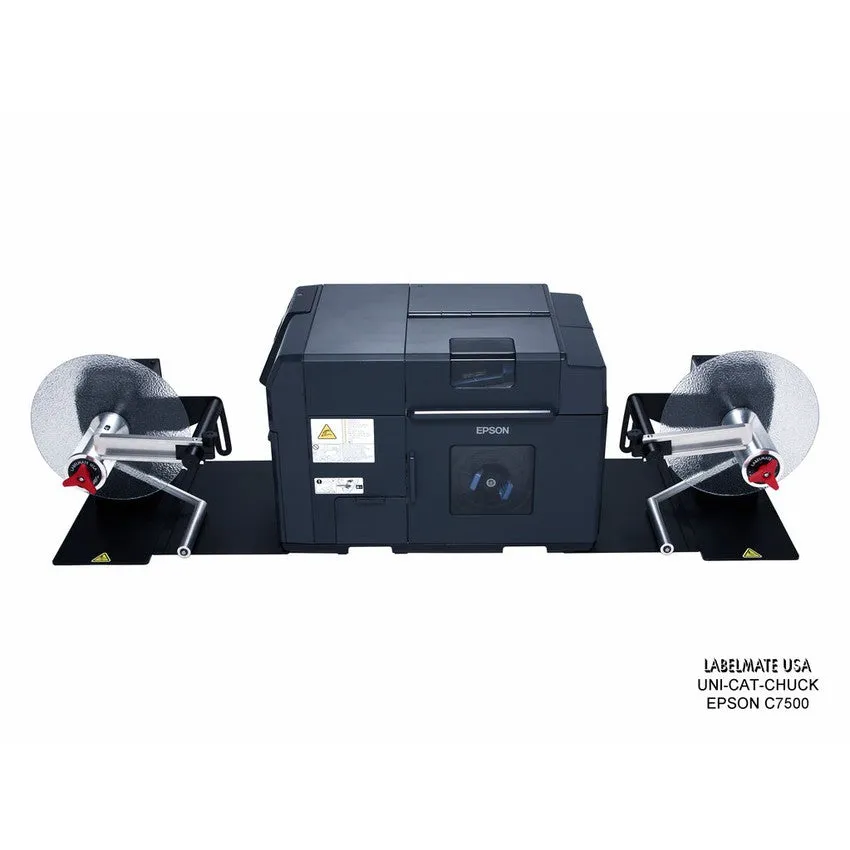 Labelmate Rewinder Alignment Plate for use together with the Epson C7500 EP-7500-RW