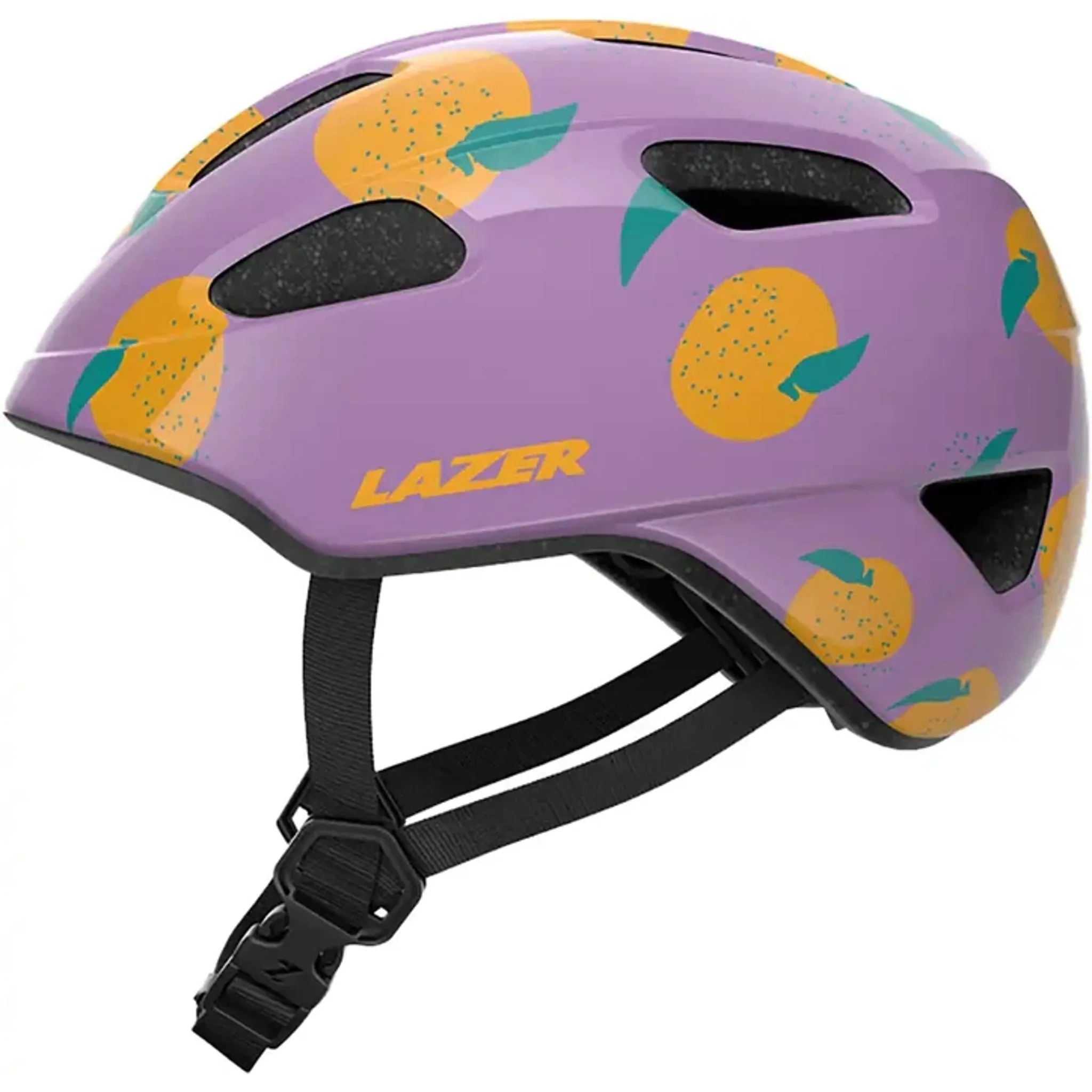 Lazer Pnut Kineticore Kids Helmet 46-52cm Purple/Oranges