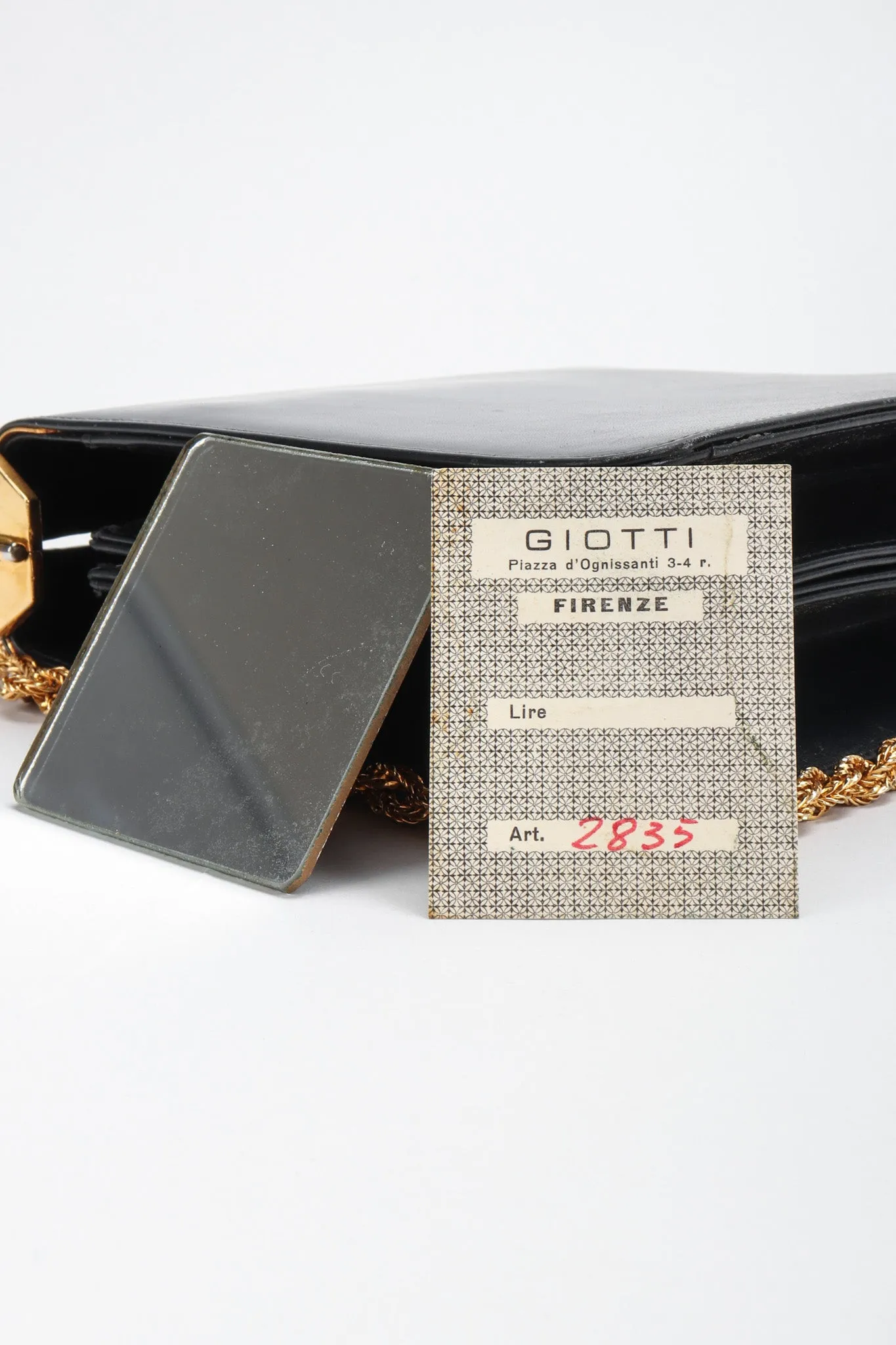 Leather Hinged Box Bag