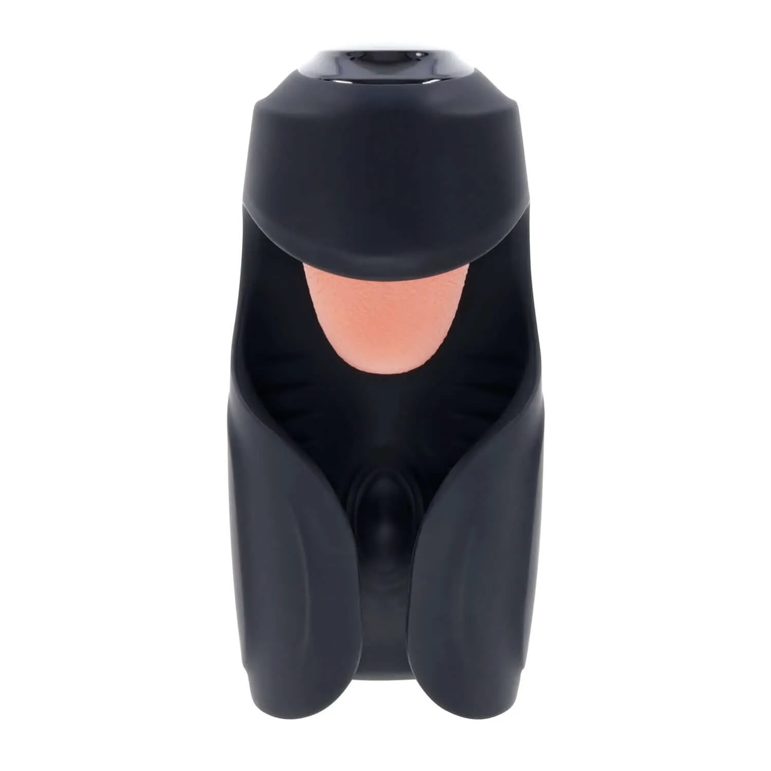 Lick the Tip Tongue Flicking Stroker Black