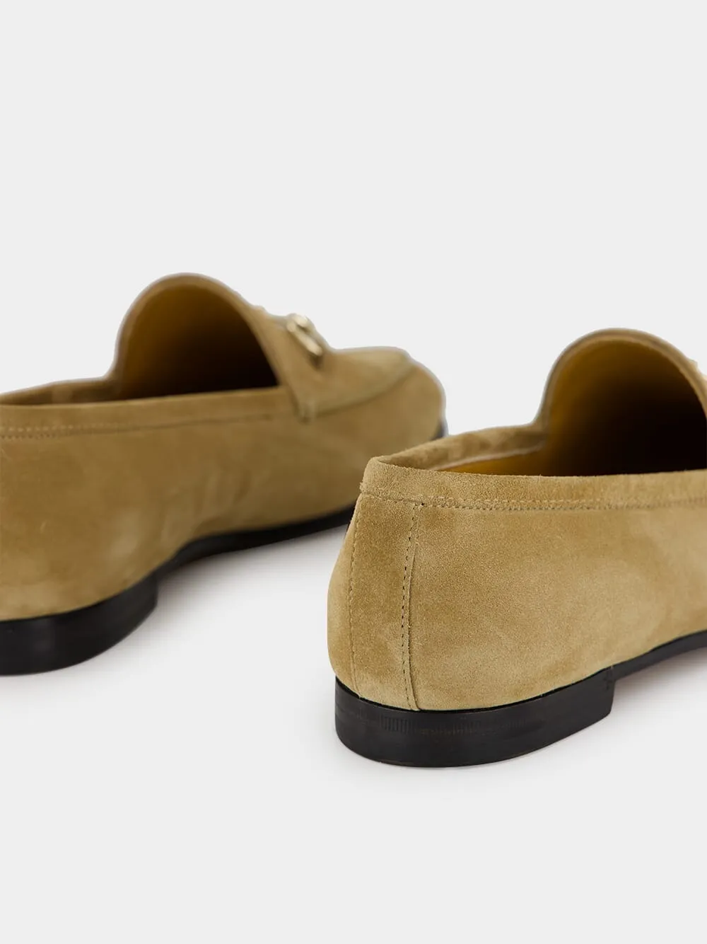 Light Beige Suede Jordaan Loafers
