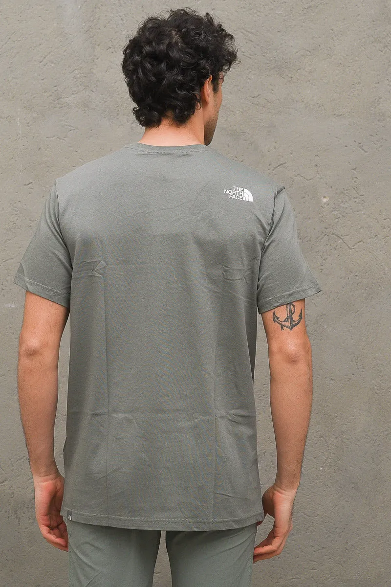 M S/s Simple Dome Tee - Eu Agave Green
