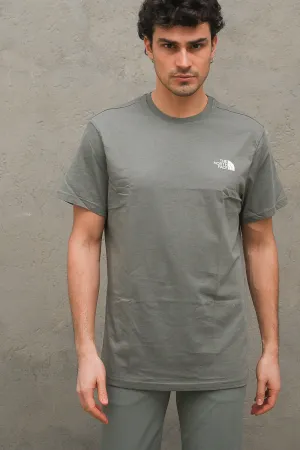 M S/s Simple Dome Tee - Eu Agave Green
