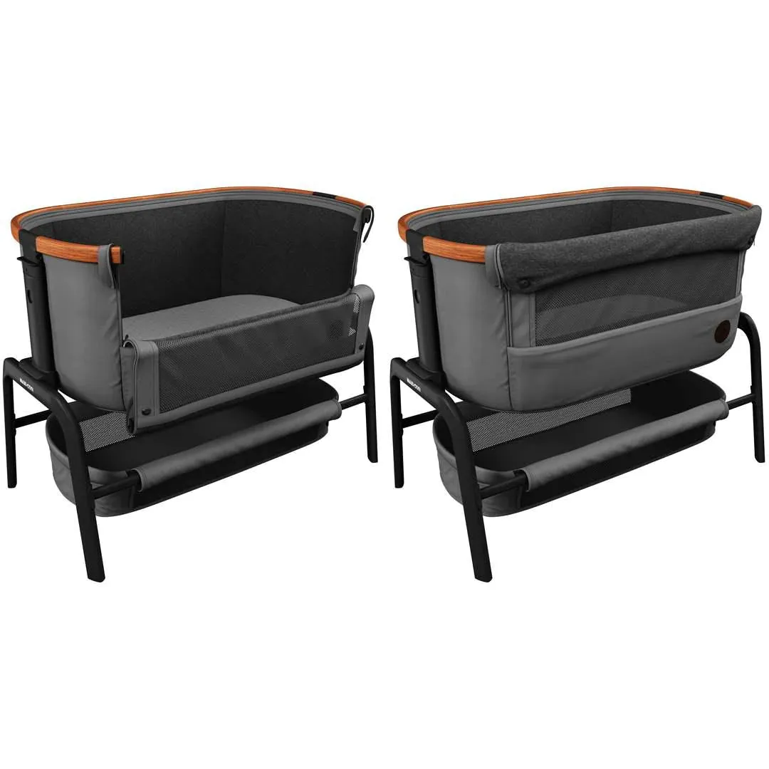 Maxi-Cosi Iora Co-Sleeper Crib - Essential Graphite