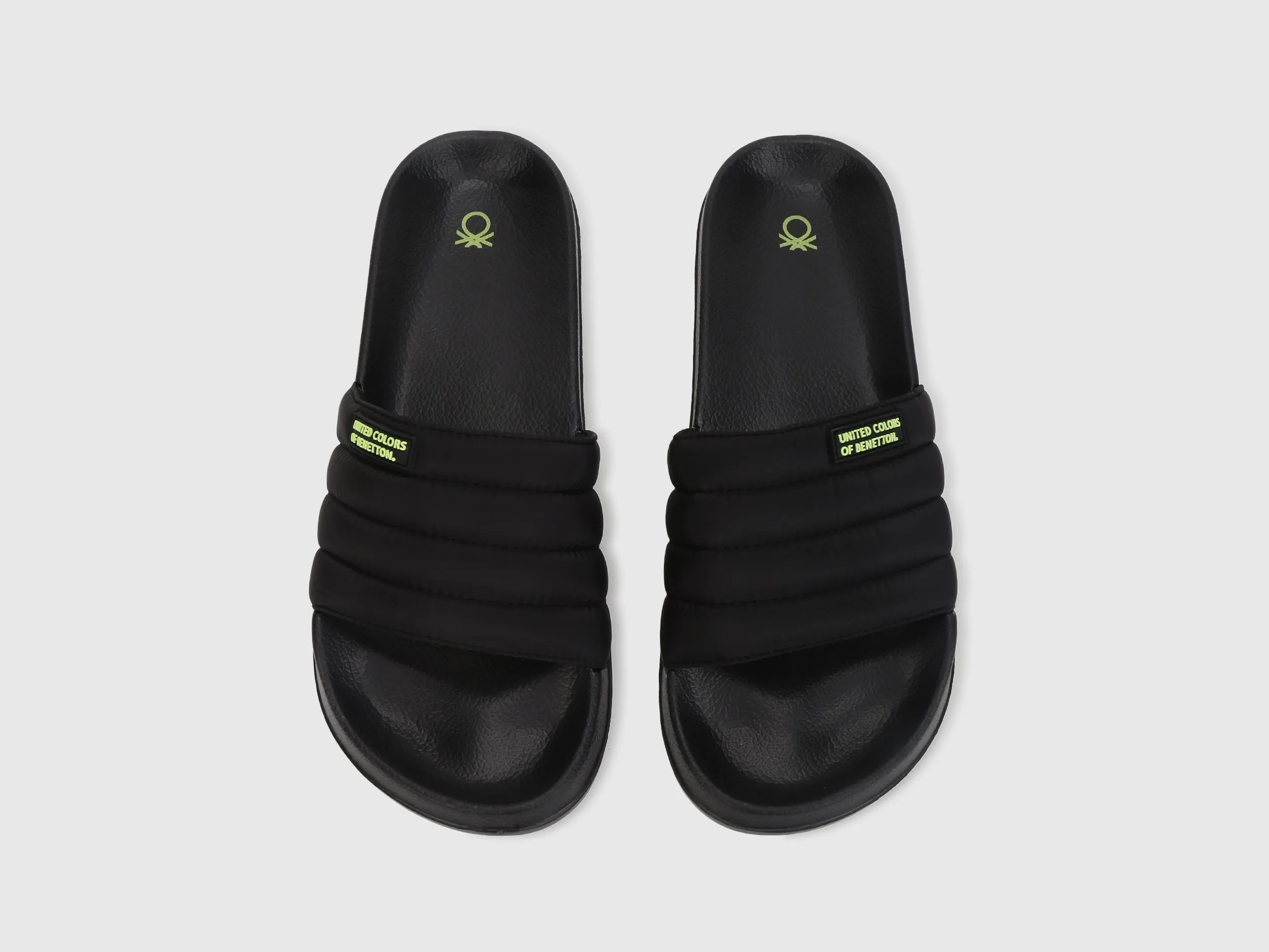 Men Quilted Slip-On Sliders