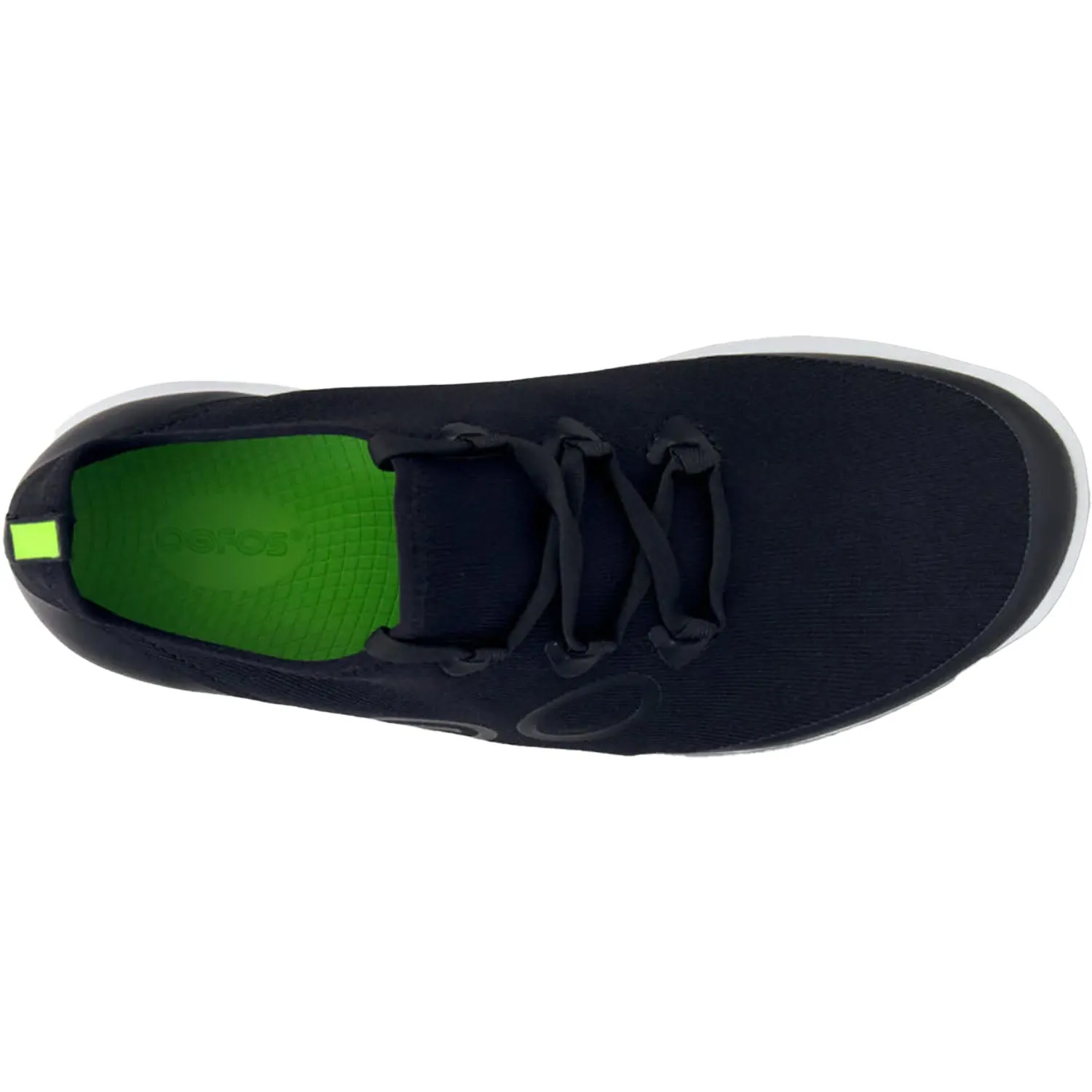 Men's OOFOS OOMG Sport LS White/Black Mesh