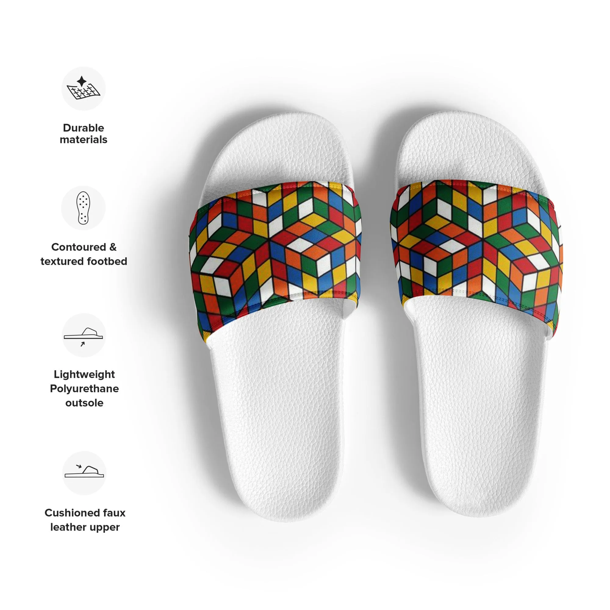 Men's Rubik's Cube Slides