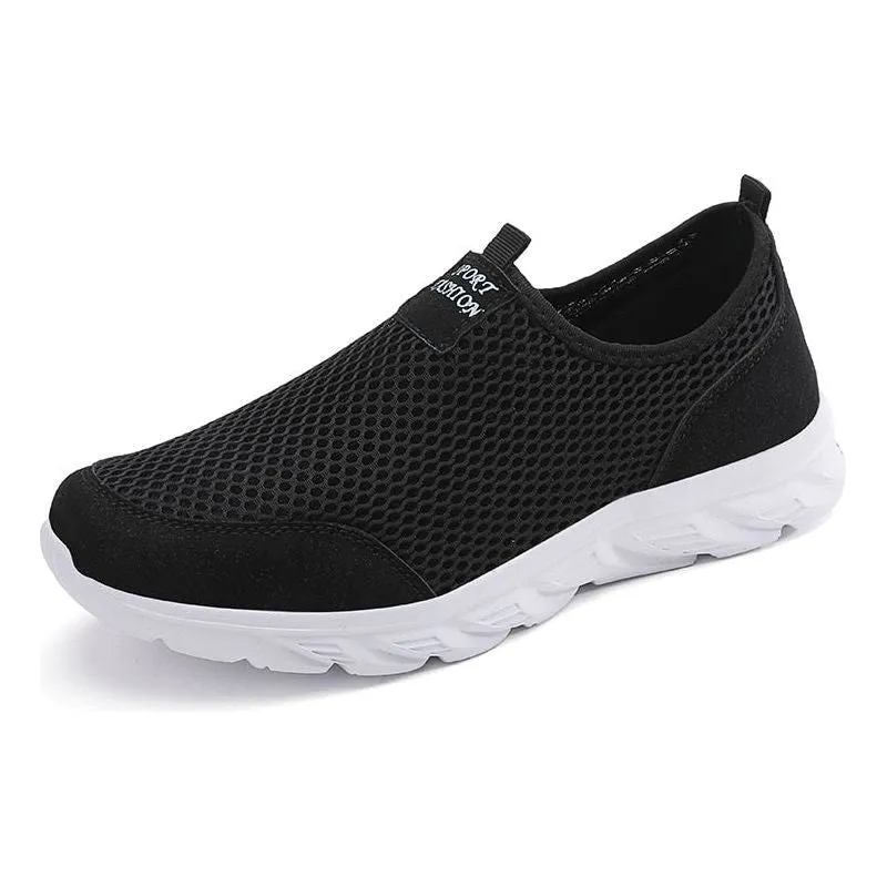 Men’s Sneakers Shoes Lightweight Loafers Mesh Tennis Shoes Casual Shoes Non-slip Sports Training