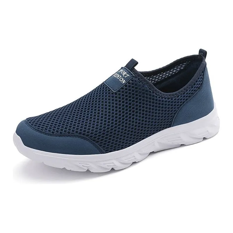Men’s Sneakers Shoes Lightweight Loafers Mesh Tennis Shoes Casual Shoes Non-slip Sports Training
