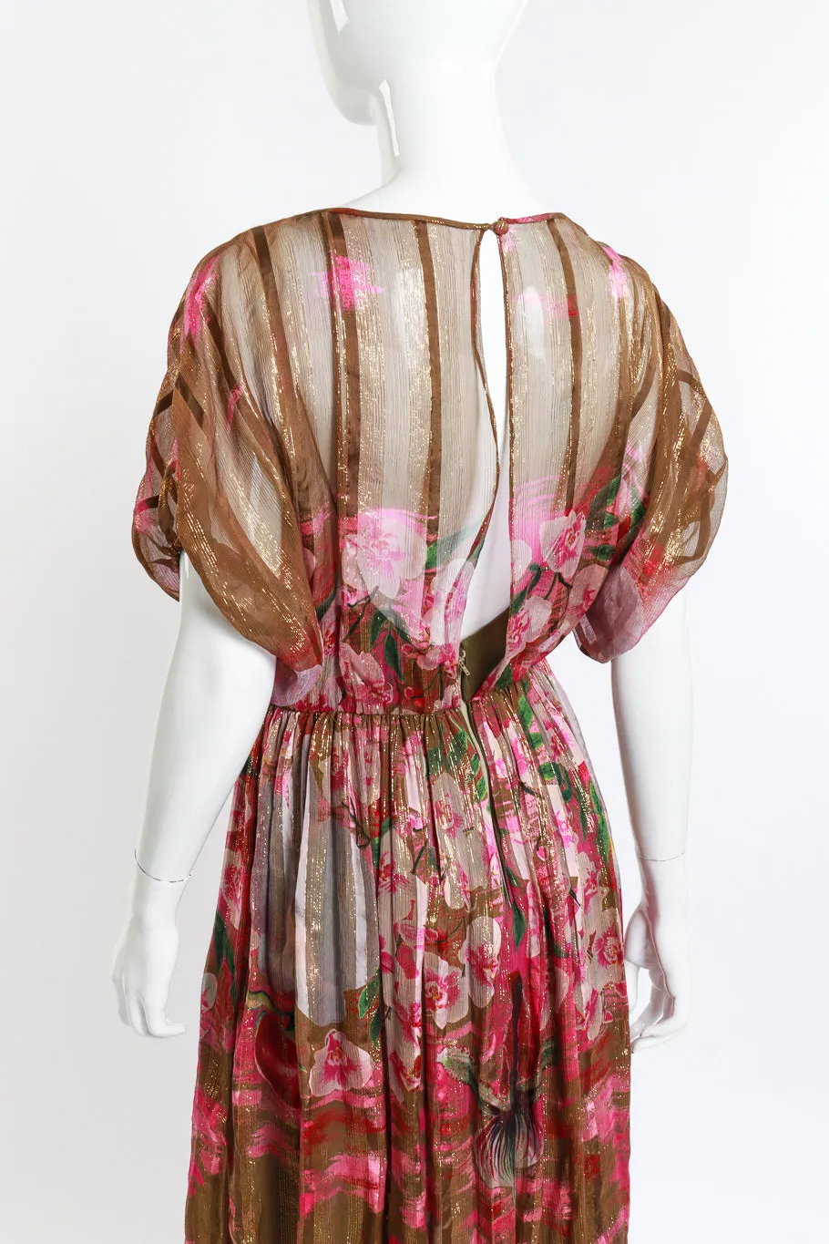 Metallic Orchid Dress