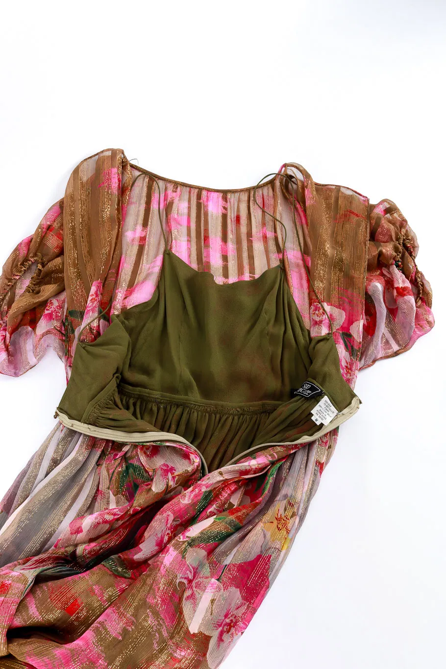 Metallic Orchid Dress