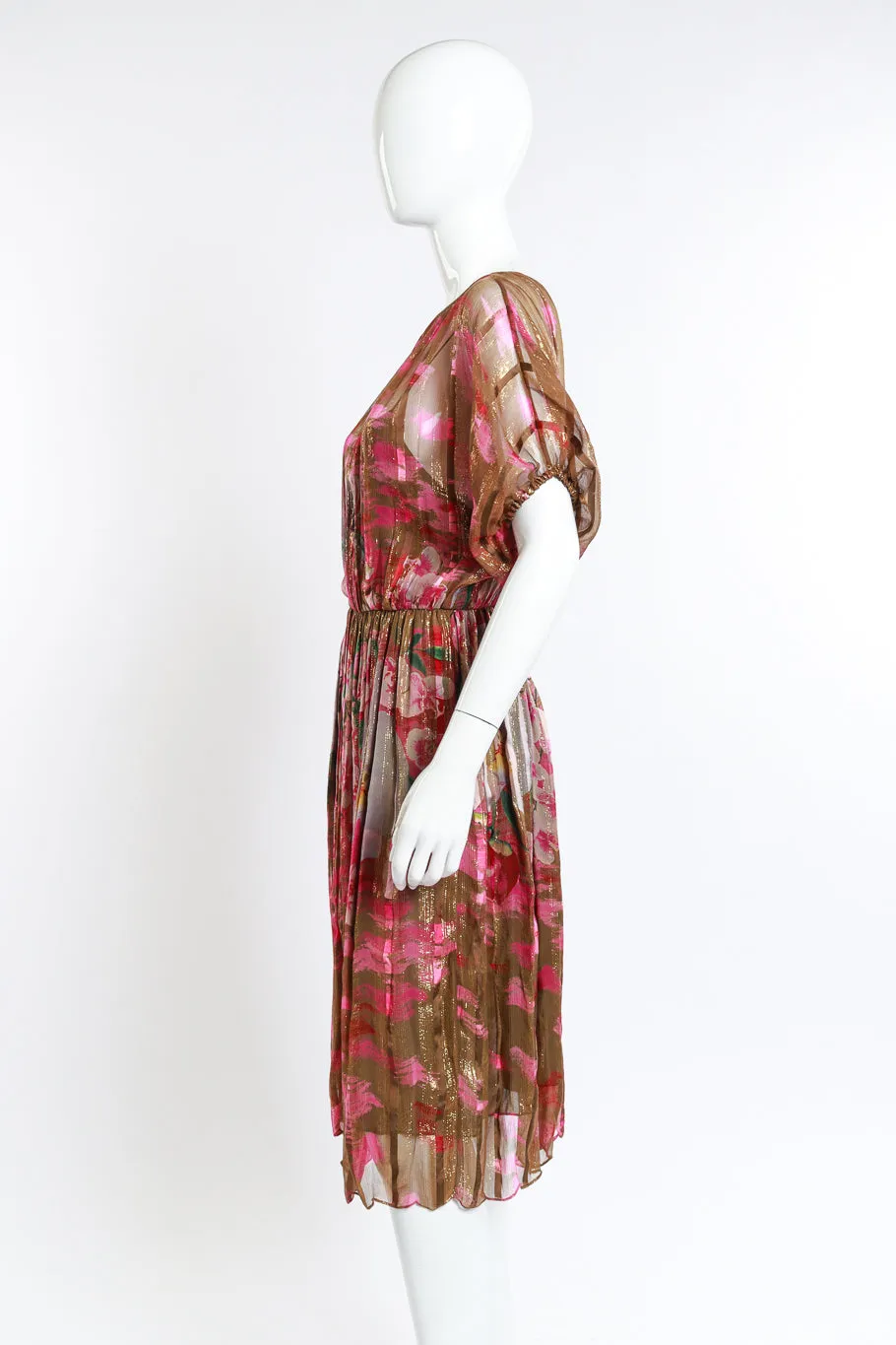 Metallic Orchid Dress