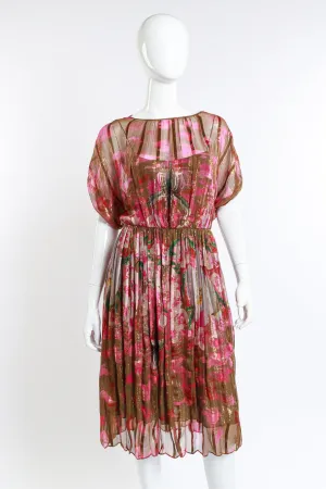 Metallic Orchid Dress