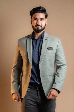 Mint Green Luxe Blazer