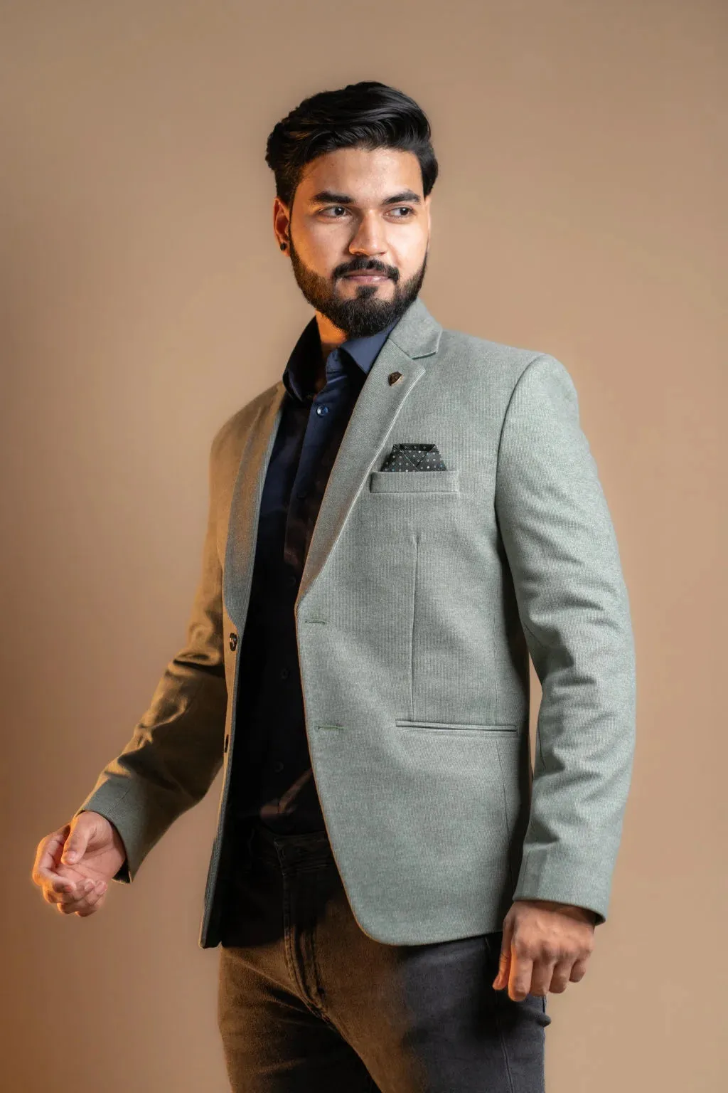 Mint Green Luxe Blazer
