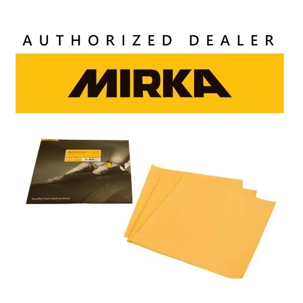Mirka 9X11 Gold Proflex Sanding Sheets (80 - 800 Grit)