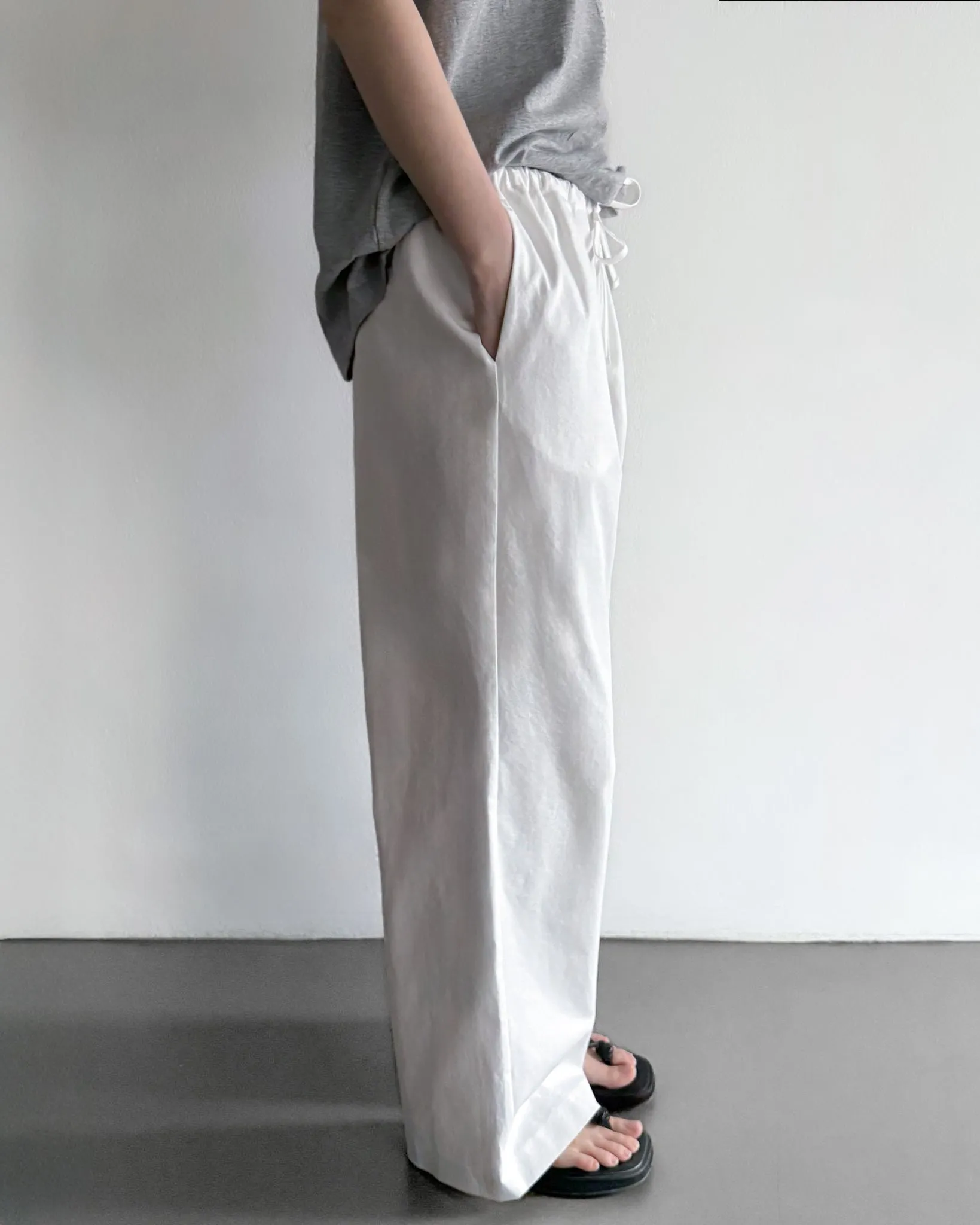 Miro Relaxed Cotton Poplin Pant