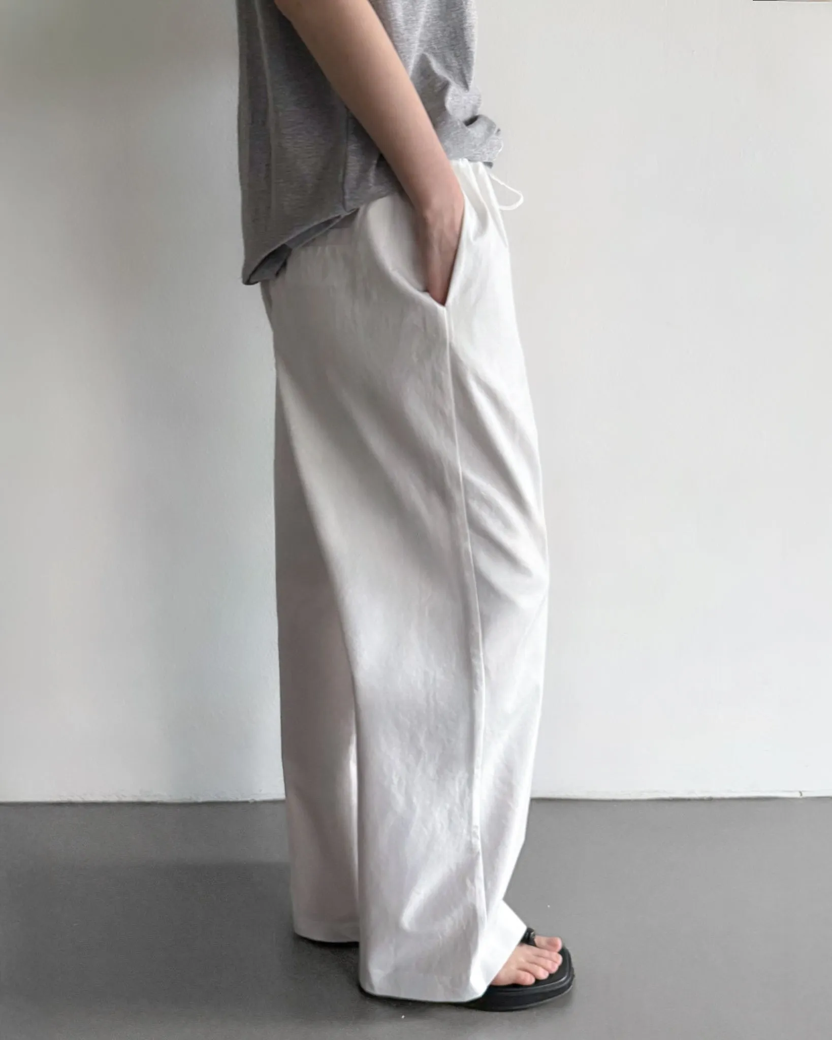 Miro Relaxed Cotton Poplin Pant