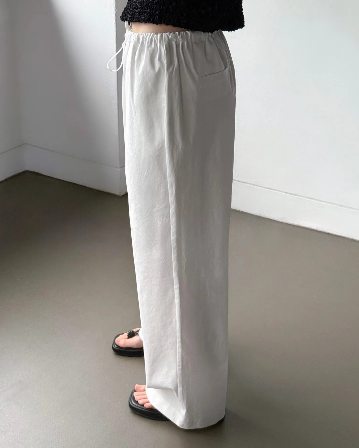 Miro Relaxed Cotton Poplin Pant