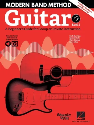 MODERN BAND METHOD GUITAR BK 1 BK/OLM