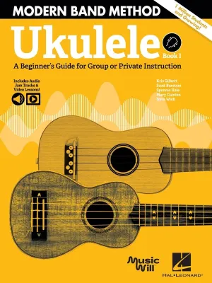 MODERN BAND METHOD UKULELE BK 1 BK/OLM