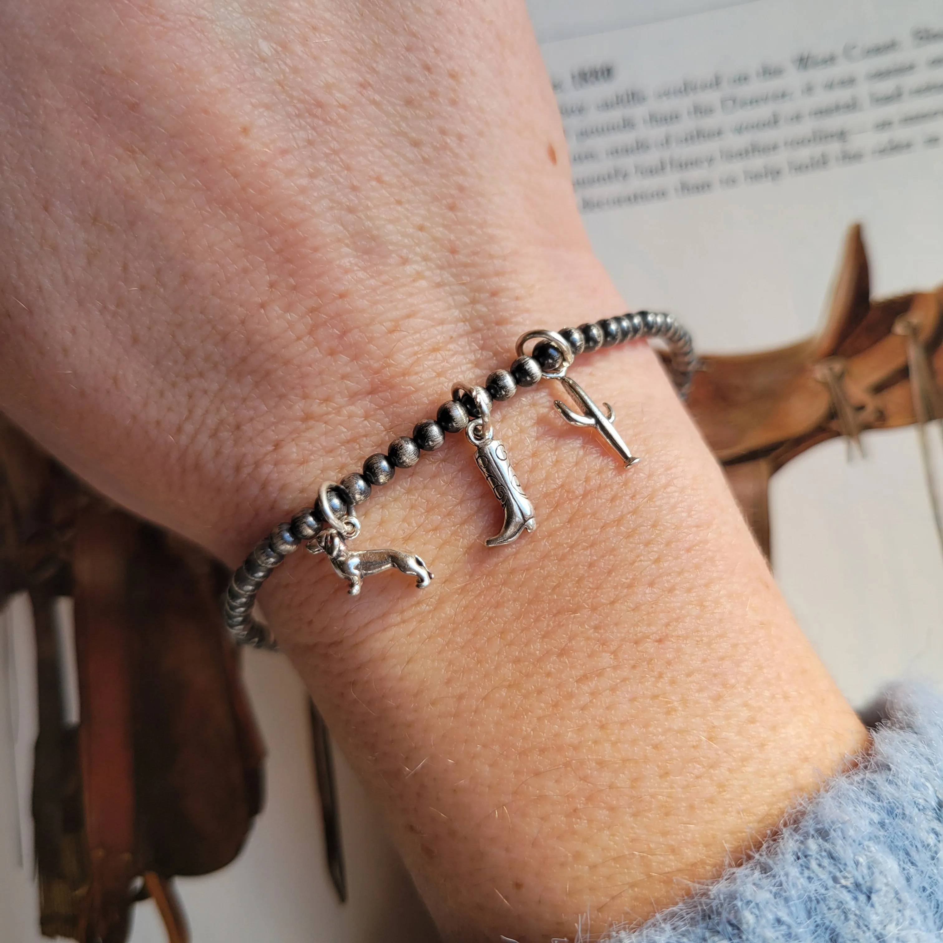 Mr. Slink Pearls - 3mm Bracelet