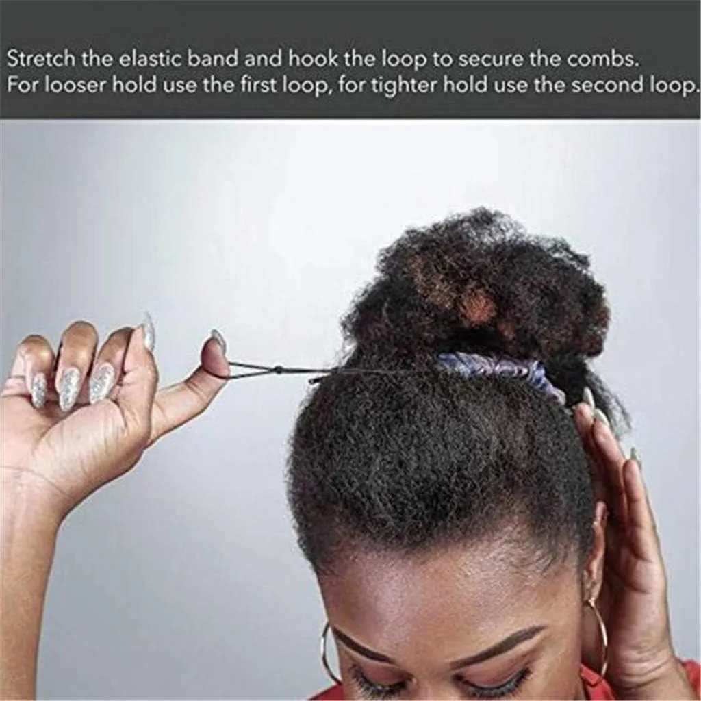 NEW Banana Comb Hair Clip, Women Vintage Hair Clip Christmas Hair Accessory Stretchable Flexible Hair Clip Clincher, Classic Staple Comb Handle, Not Damage, Pull Or Bend Your Hair