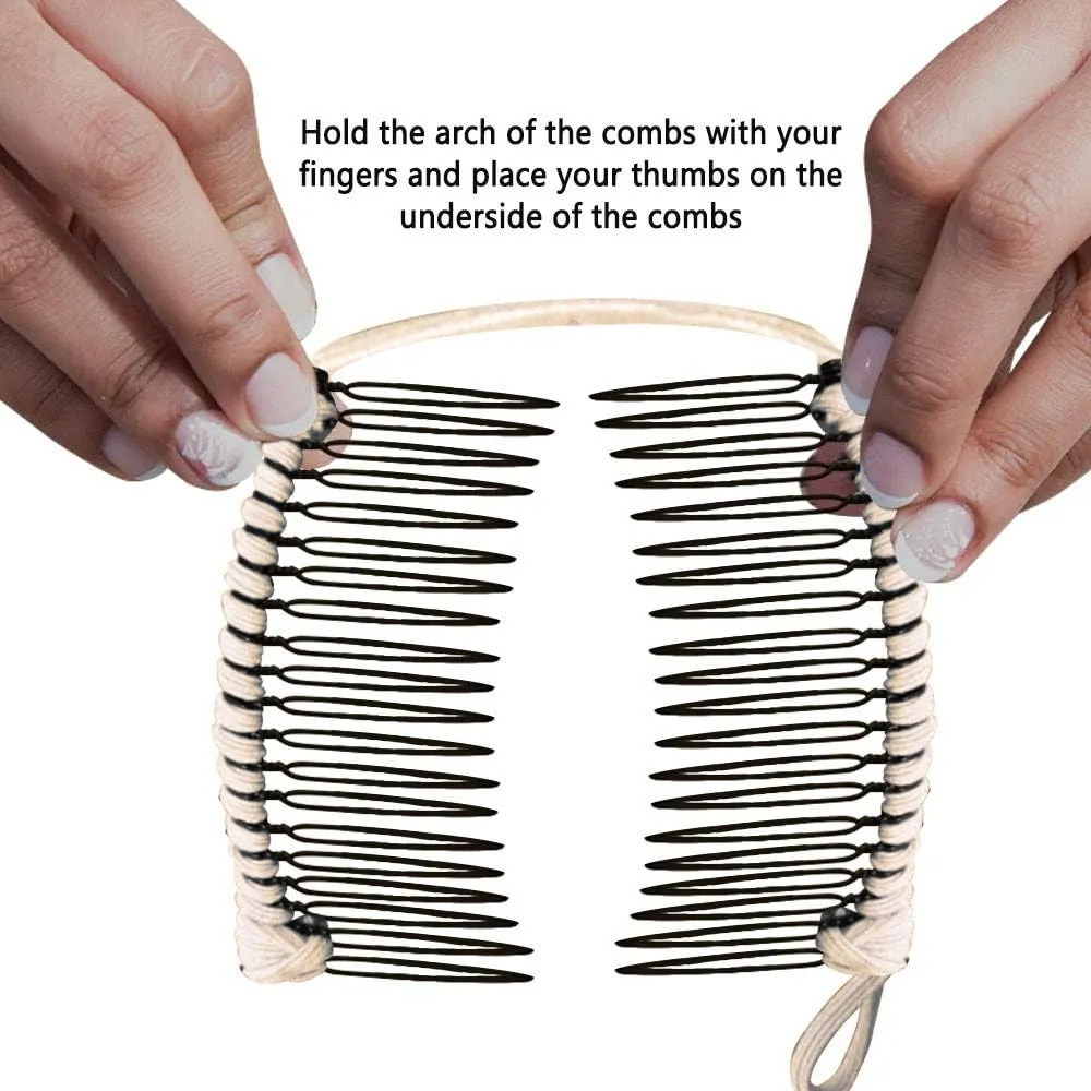 NEW Banana Comb Hair Clip, Women Vintage Hair Clip Christmas Hair Accessory Stretchable Flexible Hair Clip Clincher, Classic Staple Comb Handle, Not Damage, Pull Or Bend Your Hair