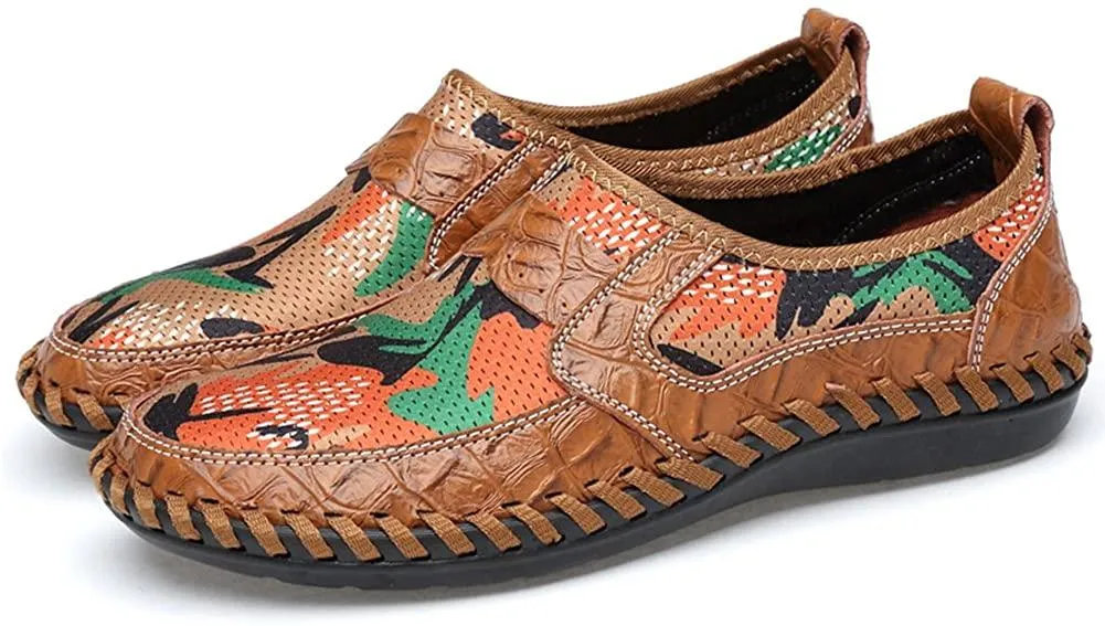 NXY Men's Casual Summer Shoes Mesh Water Slip-On Loafers Flat Slipper