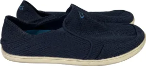 Olukai Men’s Blue Nohea Mesh Slip On Loafer Shoes - 10