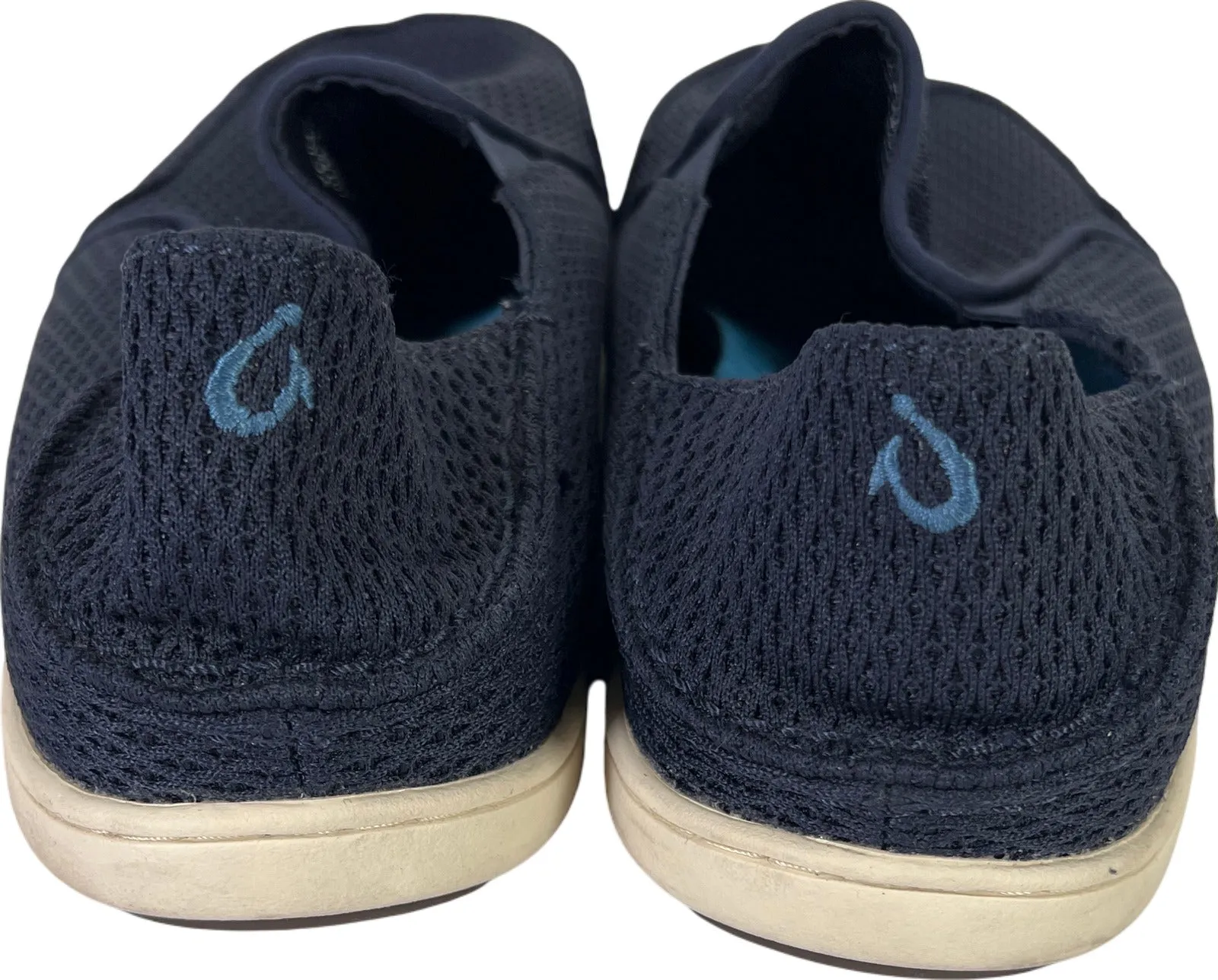 Olukai Men’s Blue Nohea Mesh Slip On Loafer Shoes - 10
