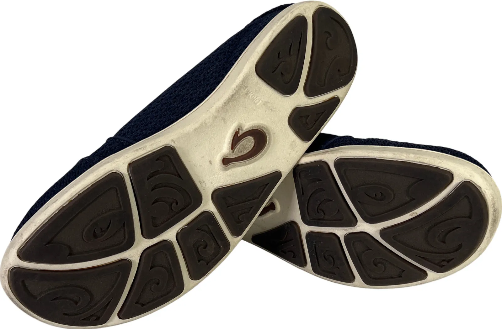 Olukai Men’s Blue Nohea Mesh Slip On Loafer Shoes - 10