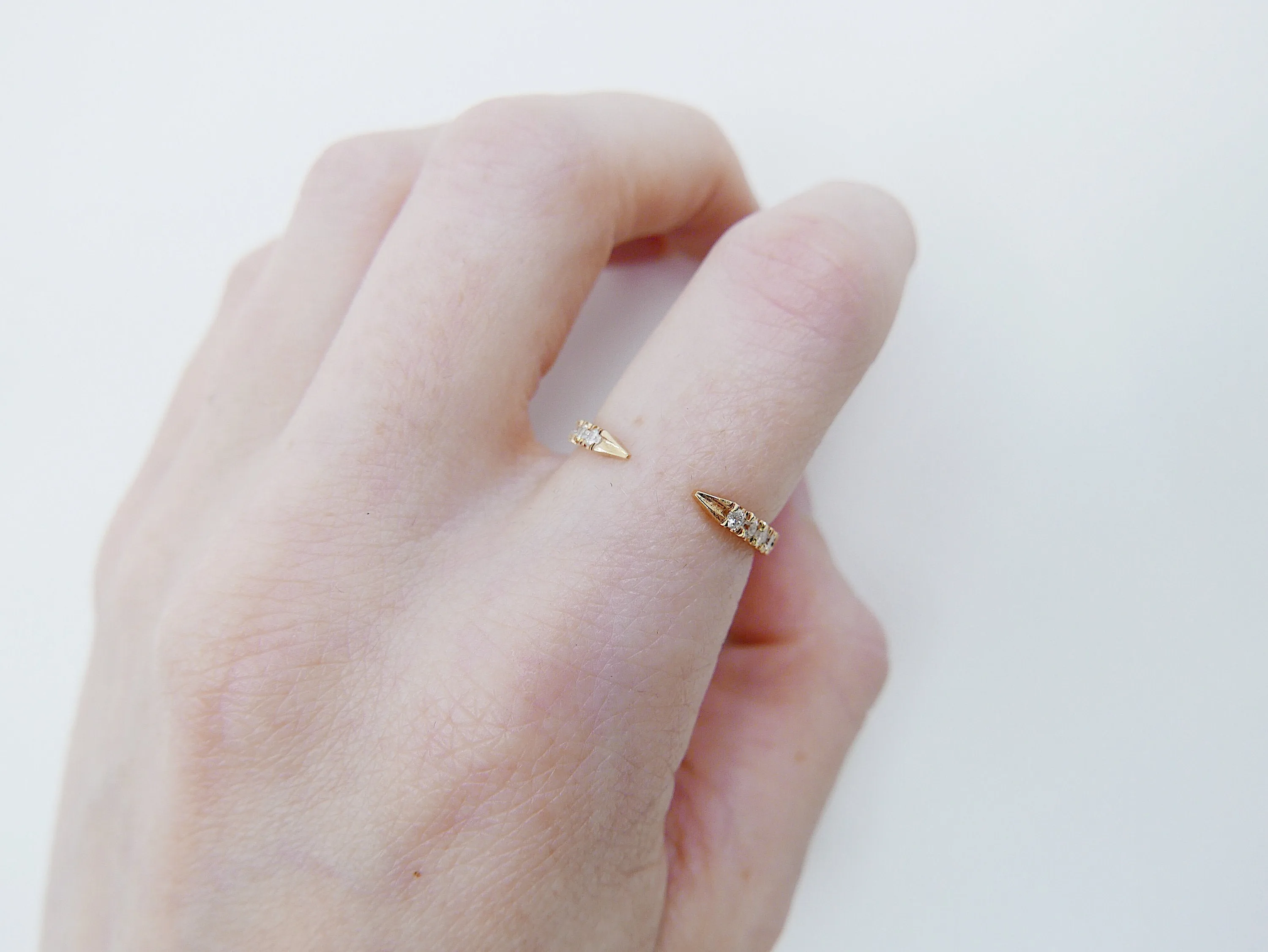 On Pointe Diamond Ring