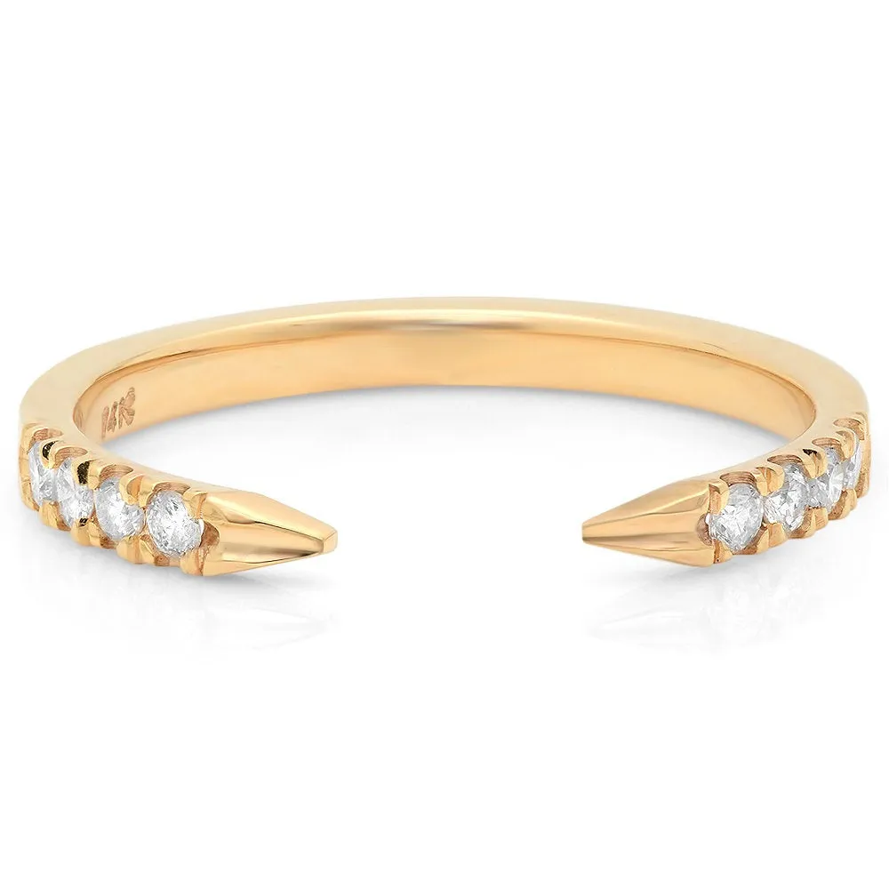 On Pointe Diamond Ring