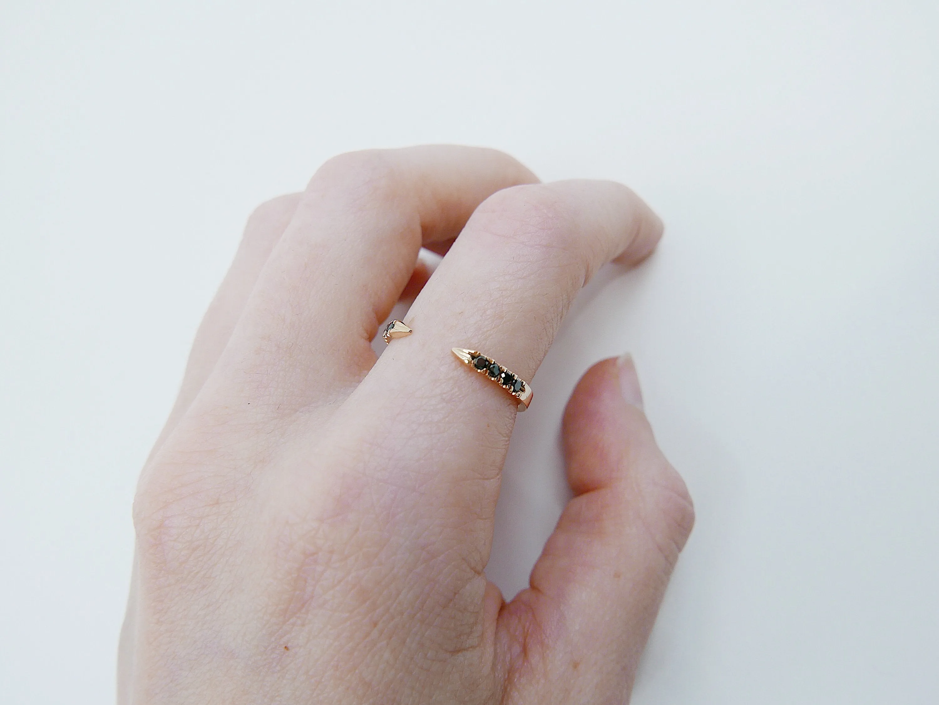 On Pointe Diamond Ring