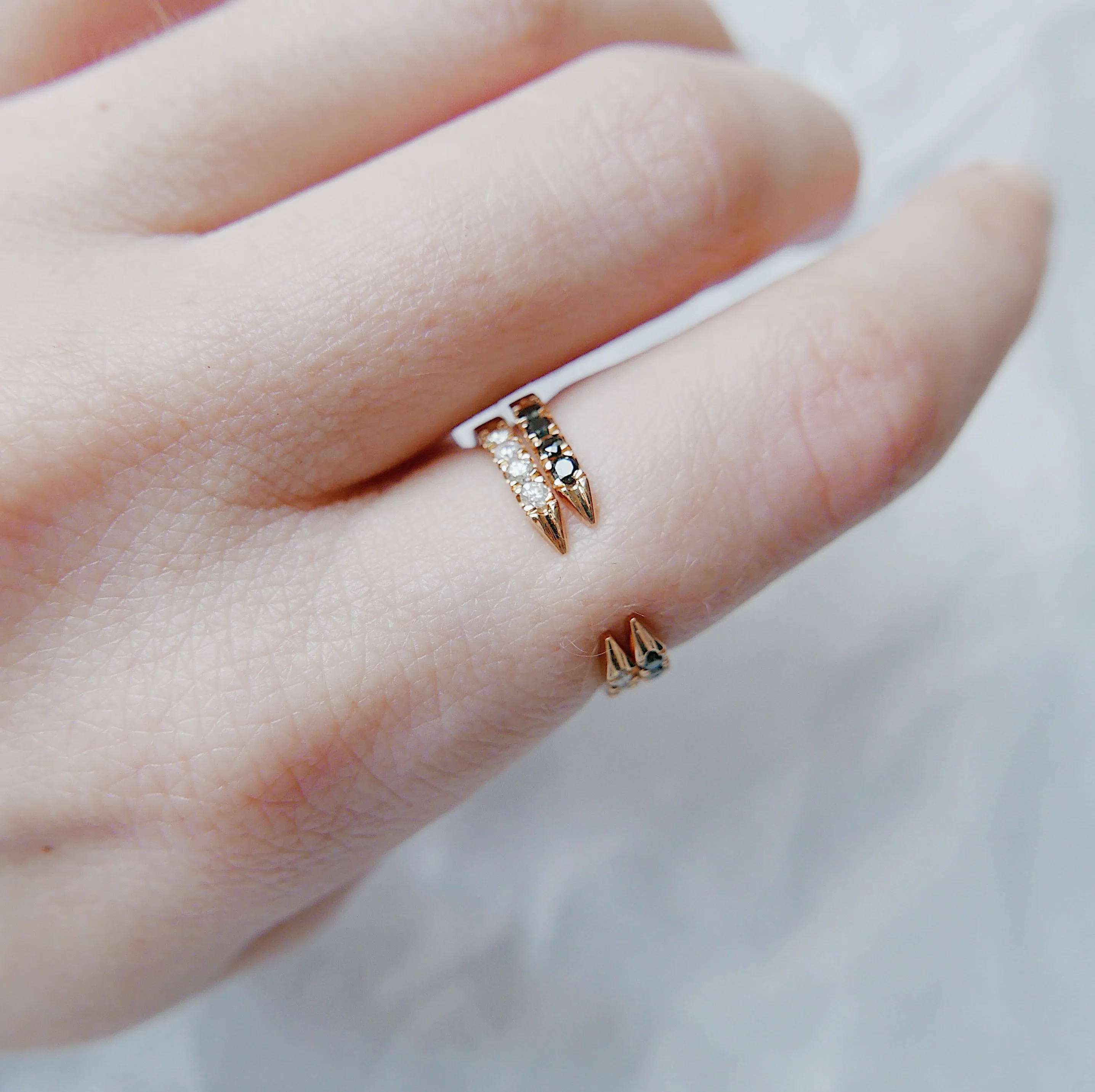 On Pointe Diamond Ring
