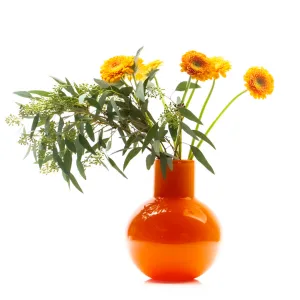 Orange Calyx Vase