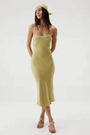 PAISLEY BIAS SLIP DRESS | PEAR