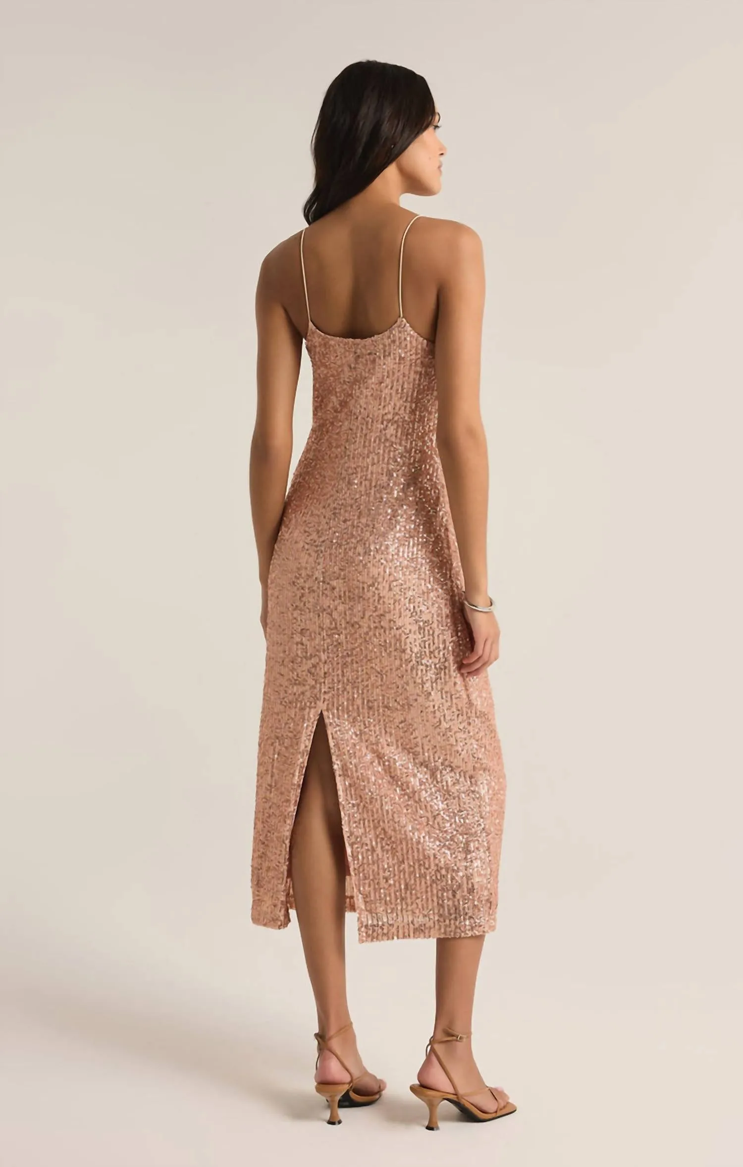 Paulina Sequin Midi Dress