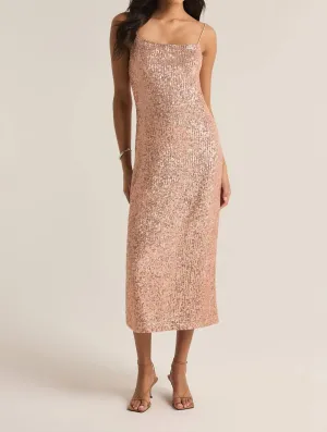 Paulina Sequin Midi Dress