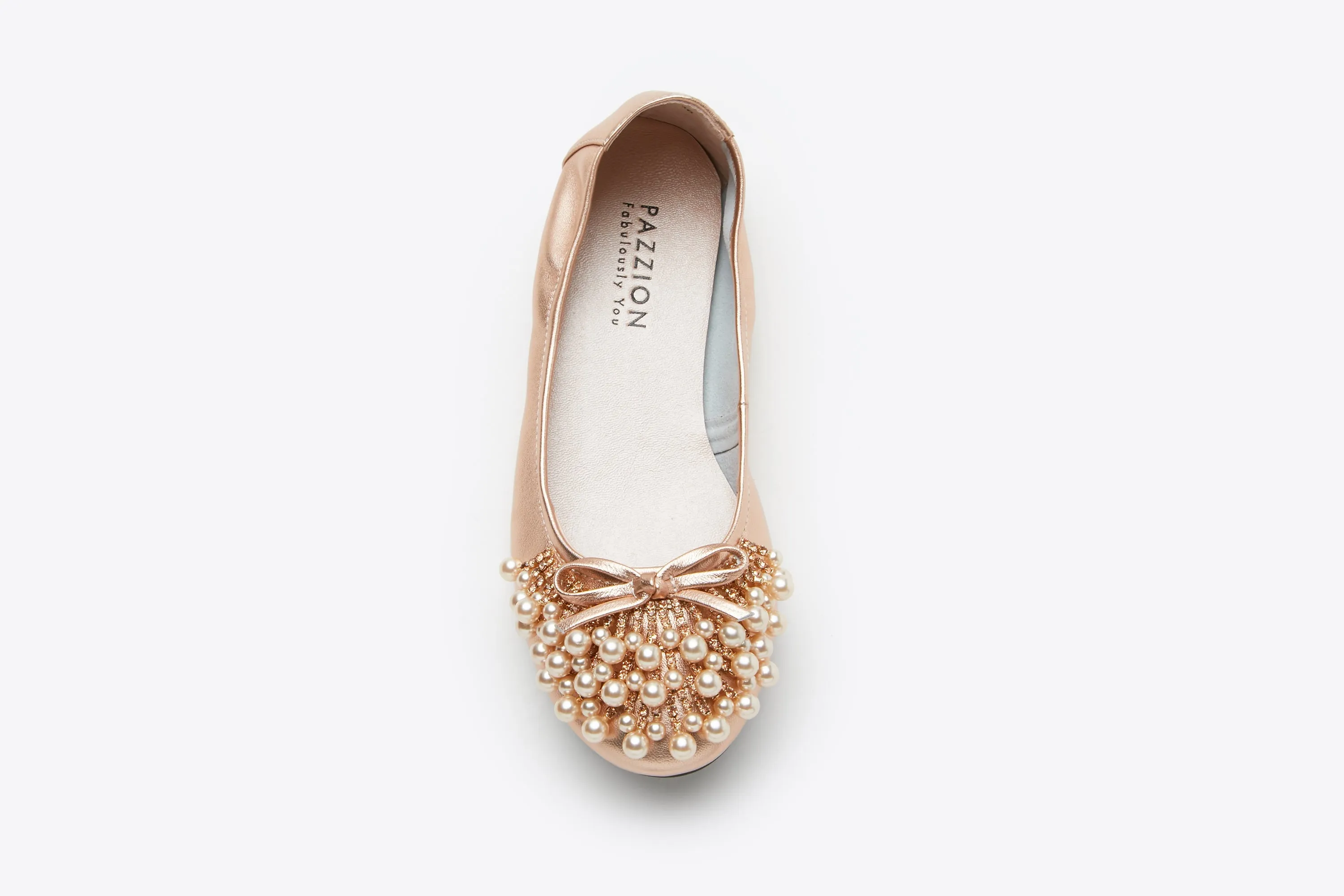 Pearl Embellished Flats