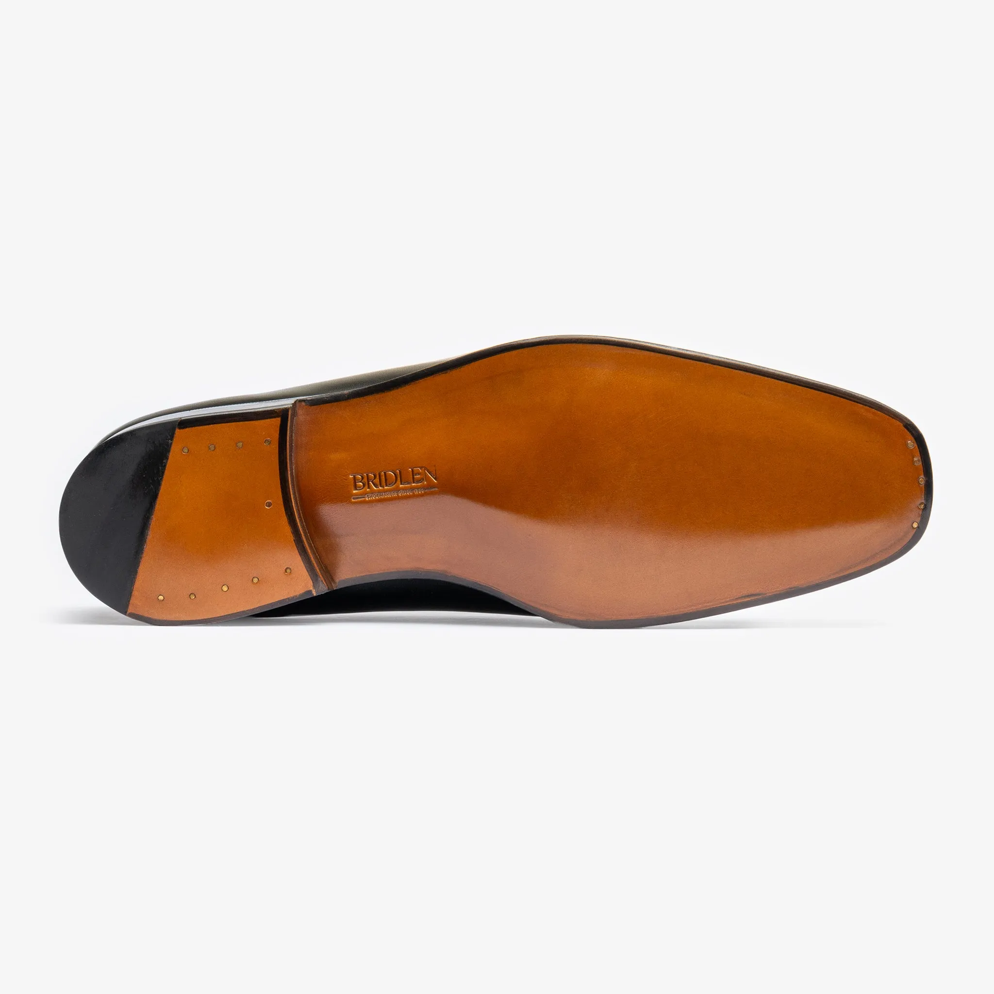 Penny Loafer - Black Museum calf - Deer Last
