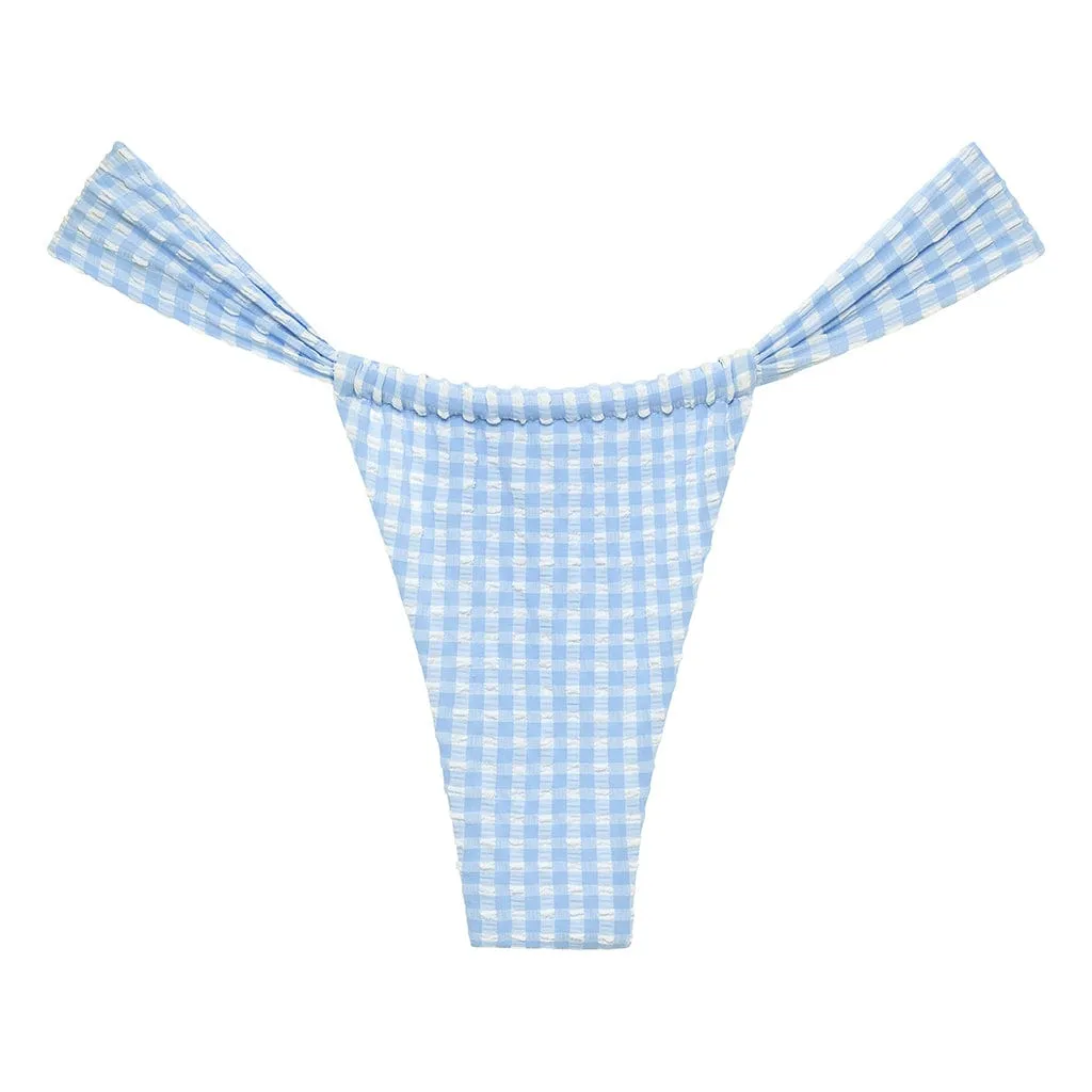 Peri Micro Gingham Sandra Bikini Bottom