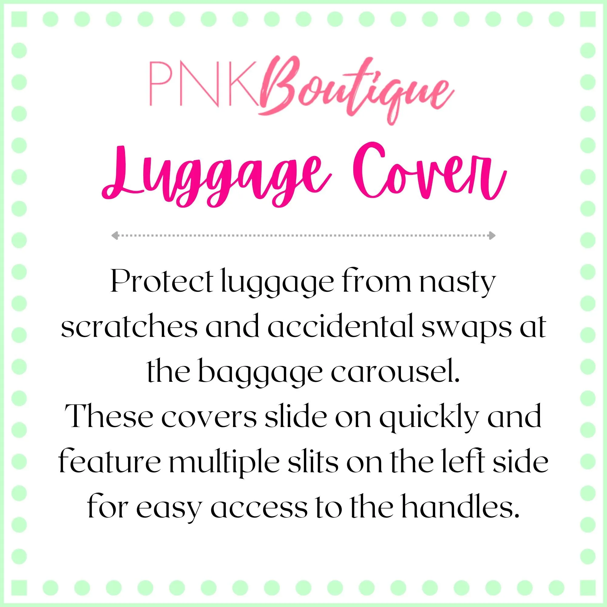 Personalized The Links Inc. Luggage Cover