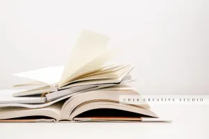 Pile of Open Notebooks