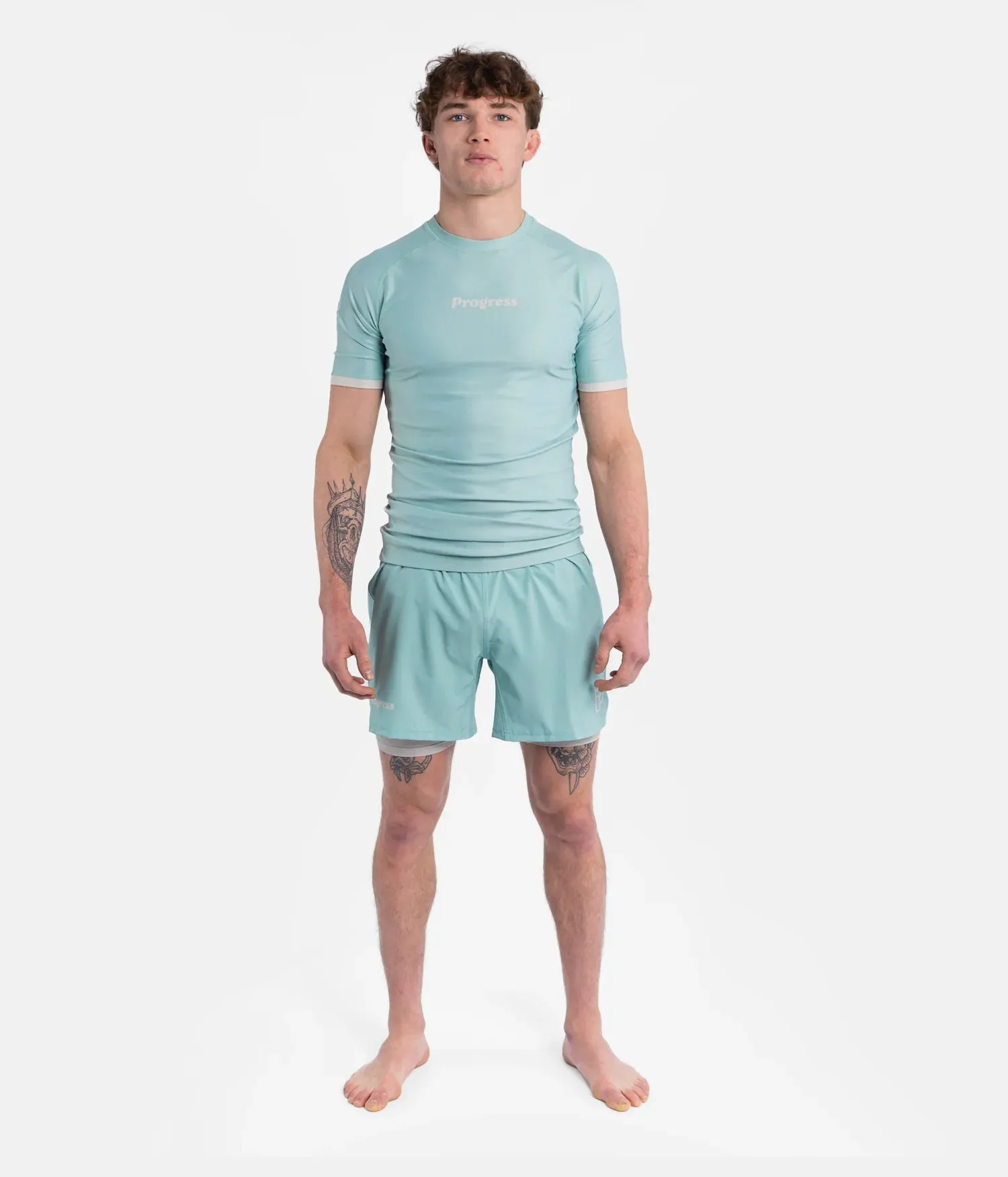 Progress Academy  Mint Rashguard