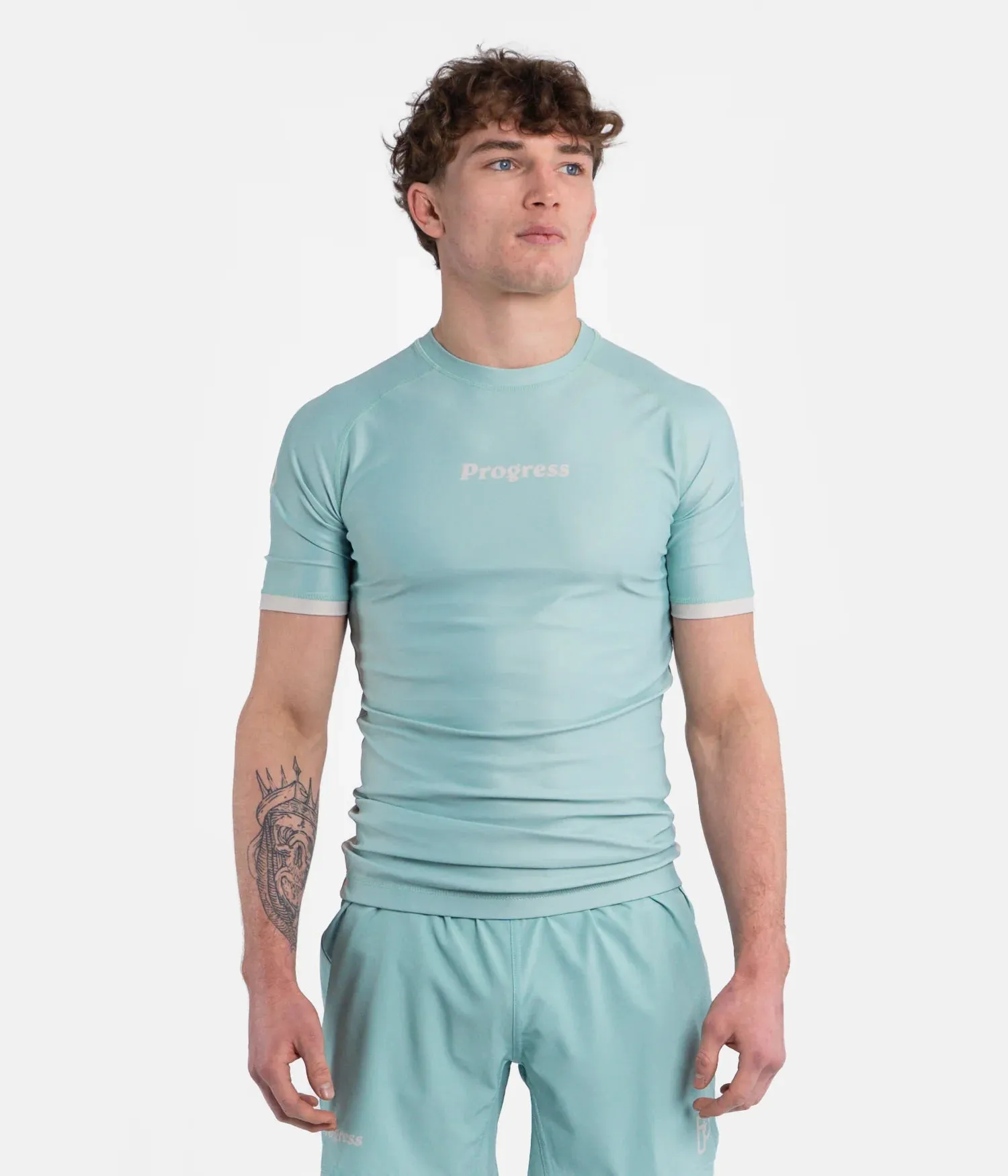 Progress Academy  Mint Rashguard