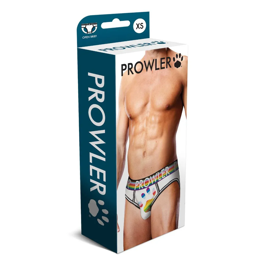 Prowler Oversized Paw Open Brief White