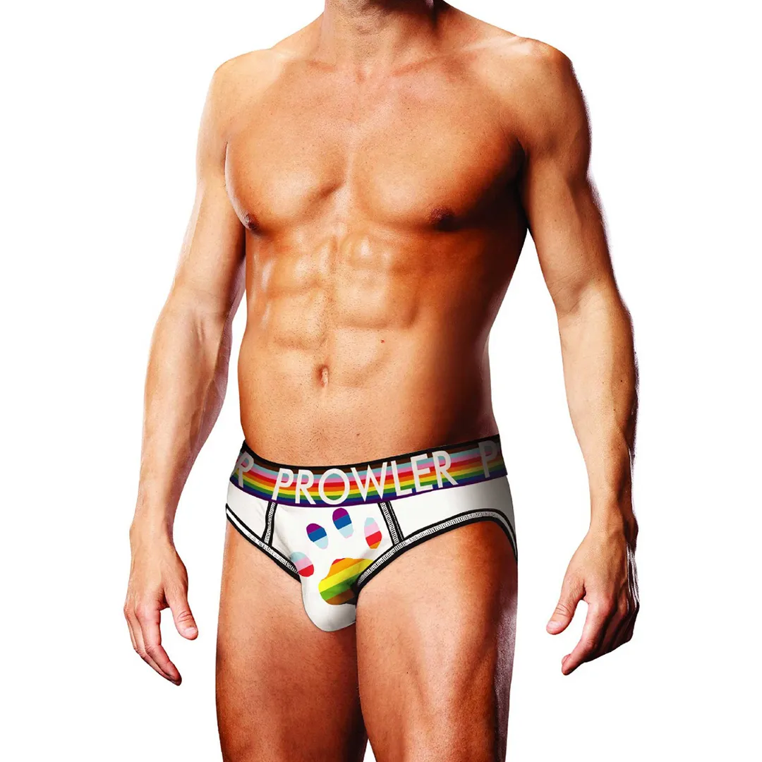 Prowler Oversized Paw Open Brief White